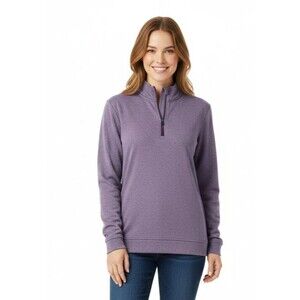 Johnnie-O Sweater Pullover  Womens Flex Prep-Formance Blue 1/4 Zip Size M
